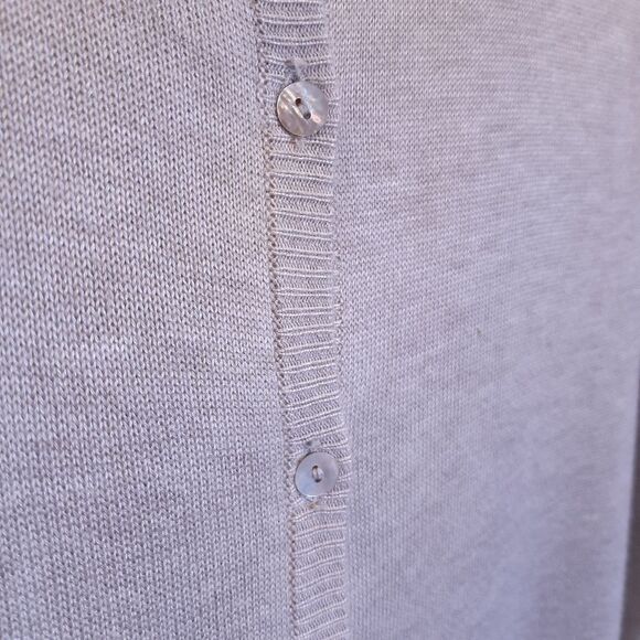 🍁COSTA BLANCA Beaded Button Front Cardigan Sweater Soft Viscose Knit - Picture 13 of 15